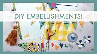 10 Ways: How to make embellishments!