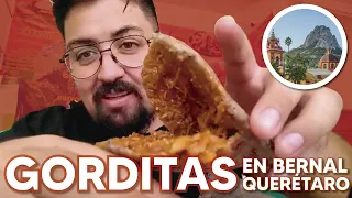 Gorditas de Maíz Quebrado en la Peña de Bernal