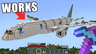 I Built a Minecraft Plane That Actually Works
