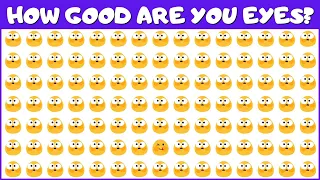 HOW GOOD ARE YOUR EYES #58 l Find The Odd Emoji Out l Emoji Puzzle Quiz  PAM GAMING