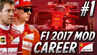 F1 2017 Mod Career Mode Part 1: Australia | Ferrari