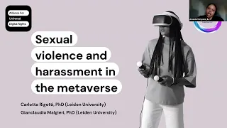 Report launch: Sexual Violence in the Metaverse