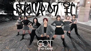 ［KPOP IN PUBLIC / ONE TAKE］GOT the beat (갓 더 비트) 'Stamp On It'  dance cover by Triviate from Taiwan