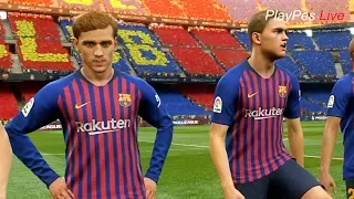 What If GRIEZMANN and DE LIGHT Come To BARCELONA ? - BARCELONA vs LIVERPOOL - PES 2019 Gameplay PC