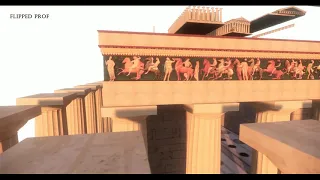 The Parthenon 3d 2.0 by flipped prof work in progress  The west frieze