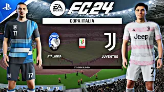 EA FC24 -  Atalanta BC vs Juventus F.C | PS5™ [4K60] Gameplay | Coppa Italia Final