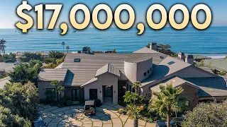 Touring a $17,000,000 Malibu Oceanfront Estate with a Massive Infinity Edge Pool