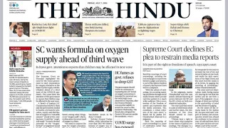 07 MAY 2021 | The Hindu Newspaper Analysis |Current affairs 2021  #thehinduanalysistoday #thehindu