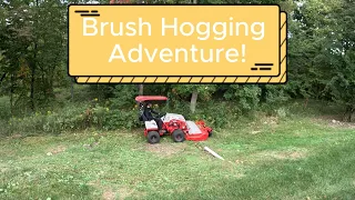 Brush Hogging On Rough Terrain! || Ventrac Tough Cut Mower