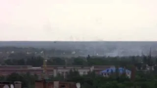 Славянск Боевые вертолеты обстреливают окраины города