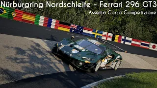 My First Lap of the ACC Nürburgring Nordschleife - Ferrari 296 GT3