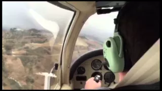 Landing at Catalina in Turbulence and Gusty Crosswinds