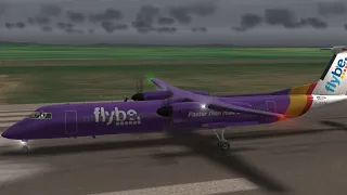 Flybe Dash 8 Q400 | Manchester - Edinburgh | Full Flight