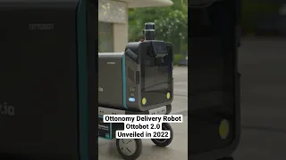 Ottonomy Delivery Robot Ottobot 2.0 Unveiled in 2022 #ottonomy #ottobot