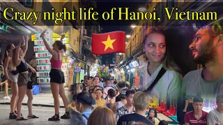Crazy night life and amazing night Market of Hanoi Vietnam 🇻🇳