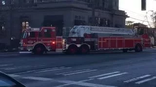 Seattle Fire Department Ladder 9 Responding