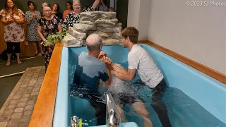 Jonathan and Timothy Getting Baptized!