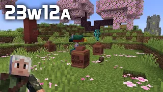 News in Minecraft Snapshot 23w12a: Calibrated Sculk Sensors! Sniffer Eggs! New Archaeology!