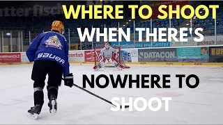 MHH Hockey Tutorials: Where to Shoot When There's Nowhere to Shoot in Hockey