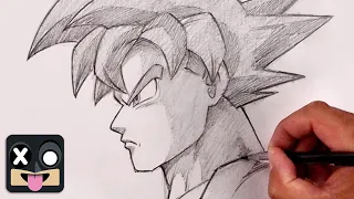 How To Draw Anime | Goku God | Dragonball