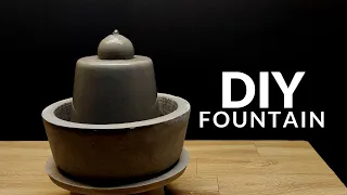 Amazing Concrete Water Fountain | DIY Water Fountain |