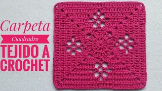 Eres Principiante, éste Tejido es para Ti/Granny Square Crochet/Cuadrado-Carpeta a Ganchillo/Crochê