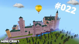 Schloss Neuschwanstein in Minecraft bauen | Bauvorlage #022