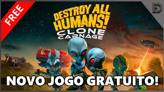 DESTROY ALL HUMANS: CLONE CARNAGE | JOGO GRATUITO! (BR)