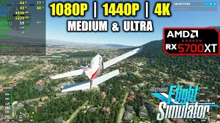 RX 5700 XT | Microsoft Flight Simulator 2020 - 1080p, 1440p, 4K - 80% render scale