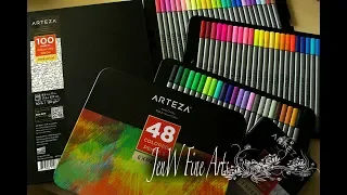 Arteza art supplies first impression!