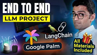 LLM Project | End to End LLM Project Using LangChain, Google Palm In Ed-Tech Industry