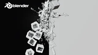 MAKE PRODUCT ANIMATION IN BLENDER - ”ICE & WATER” | FLUID SIMULATION - TUTORIAL