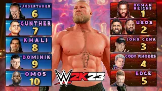 WWE 2K23 Live Stream - Can Brock Lesnar Beat Fail Game Tower In WWE 2K23