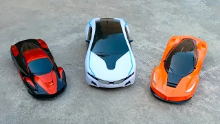 3 Car Unboxing Sensor Remote 3d colours Change Rc Fantastic Car Remote control car