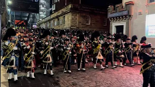 The Royal Edinburgh Military Tattoo March Out - 17th August 2022