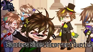 Sanders Sides Incorrect Quotes!~💛 •||Gacha Club||• (1/2) By: • ᴀ𐒡ᴘё𝕟 •