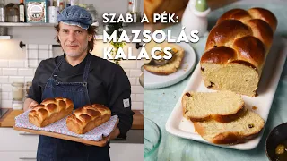 Szabi a pék: Mazsolás kalács | Mindmegette.hu