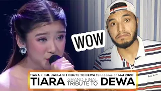 Reaction to: TIARA X DUL JAELANI TRIBUTE TO DEWA 19 - GRAND FINAL - Indonesian Idol 2020