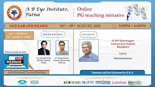 Ocular Oncology, Day 1, online PG teaching initiative