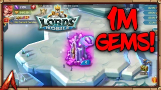 Lords Mobile: 1 Million Gems! What to spend it on!?