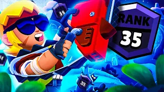 ПЕРВЫЙ В МИРЕ АПНУЛ БАСТЕРА НА 35 РАНГ В СОЛО ШД 🔥 Brawl Stars