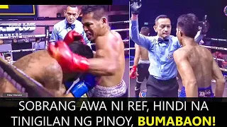 PINOY BOXER, BUMABAON ANG SUNTOK! SOBRANG AWA NI REF