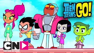 Малки титани: В готовност! | Титаните стават небрежни | Cartoon Network