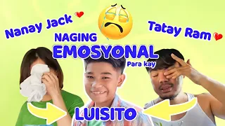 NANAY JACK AND TATAY RAM EMOSYONAL KAY LUIS ??😭😭 | BAKIT KAYA ? 😭🥺| TECHRAM SUPPORTERS