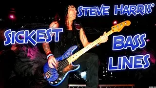 Top 10 Steve Harris Sickest Bass Lines (My hands hurt)