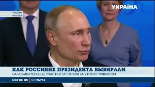 За Владимира Путина проголосовали 77% избирателей