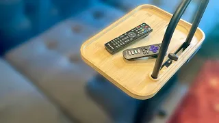 Perfect Sofa Table For Drinks & Remotes!