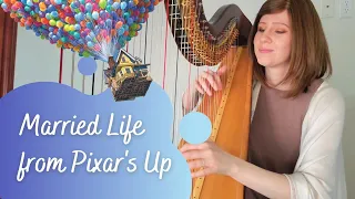 Disney Pixar's Up: Married Life (Harp Cover) + Lever & Pedal Harp Sheet Music