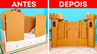 Construa seu próprio castelo de papelão: artesanato divertido e simples para pais criativos 🏰📦