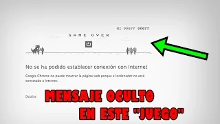 EL VERDADERO PROPOSITO DETRAS DEL JUEGO DEL DINOSAURIO DE GOOGLE CHROME